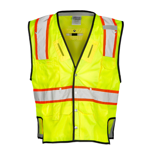 Fall Protection Safety Vest - Yellow/Lime
