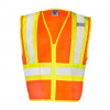 Ultra-Cool Mesh Contrasting Safety Vest - Orange SMALL