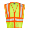 Ultra-Cool Mesh Contrasting Safety Vest - Yellow/Lime 4XL
