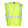 Ultra-Cool Mesh 3-Pocket Safety Vest - Yellow/Lime 3XL