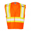 Ultra-Cool Mesh Breakaway Safety Vest - Orange 5XL