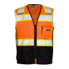 Black Series Black Bottom Safety Vest - Orange 2XL