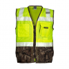 Heavy Duty Class 2 Mossy Oak Camo Safety Vest - Yellow/Lime EXTRA LARGE