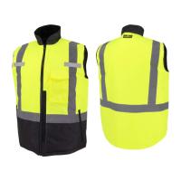 Radians SJV41B Class 2 Hi-Vis Reversible Insulated Vest -HIVIZ GREEN- 3XLarge