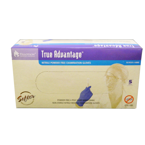 True Advantage Nitrile Powder Free Examination Glove Large