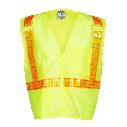 Ultra-Cool Mesh Reflexite Safety Vest - Yellow/Lime
