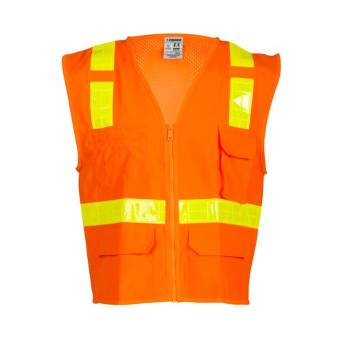 Ultra-Cool Mesh Back Hydrowick Front Safety Vest - Orange