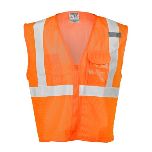 Clear ID Vest Orange