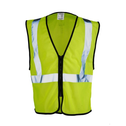 Zipper Mesh Vest YELLOW