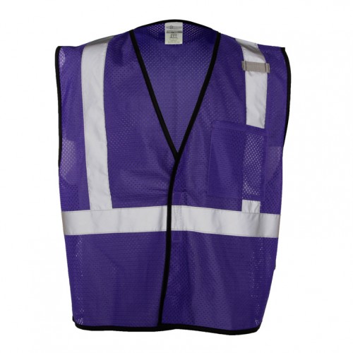 Enhanced Visibility Purple Mesh Vest L/XL