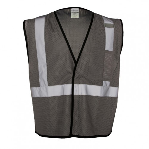 Enhanced Visibility Gray Mesh Vest L/XL