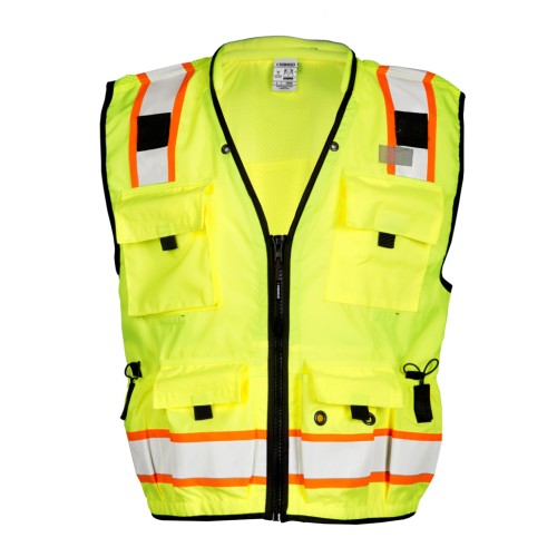 S5000 Professional Surveyors Safety Vest - Yellow/Lime