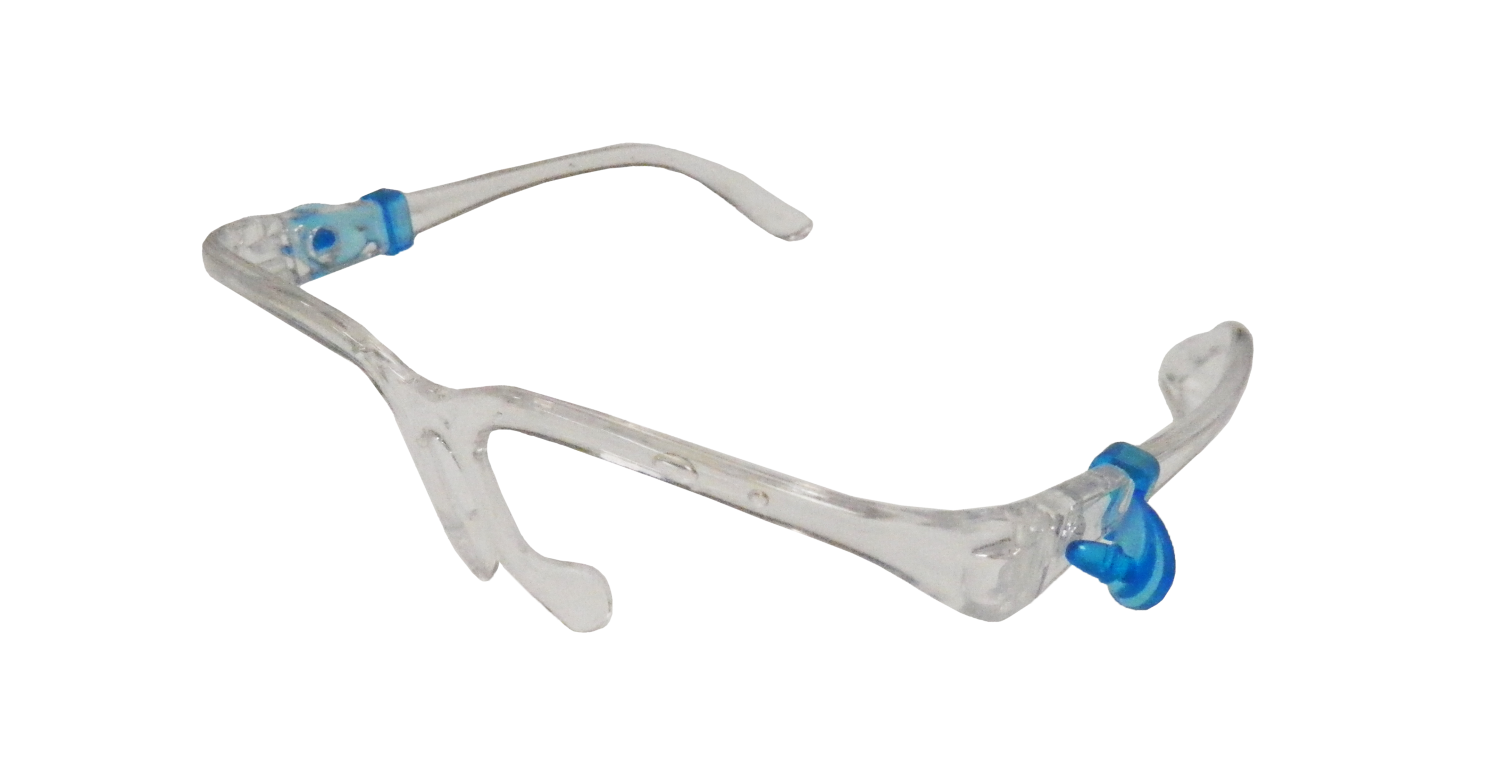Face Shield with Glasses Frame