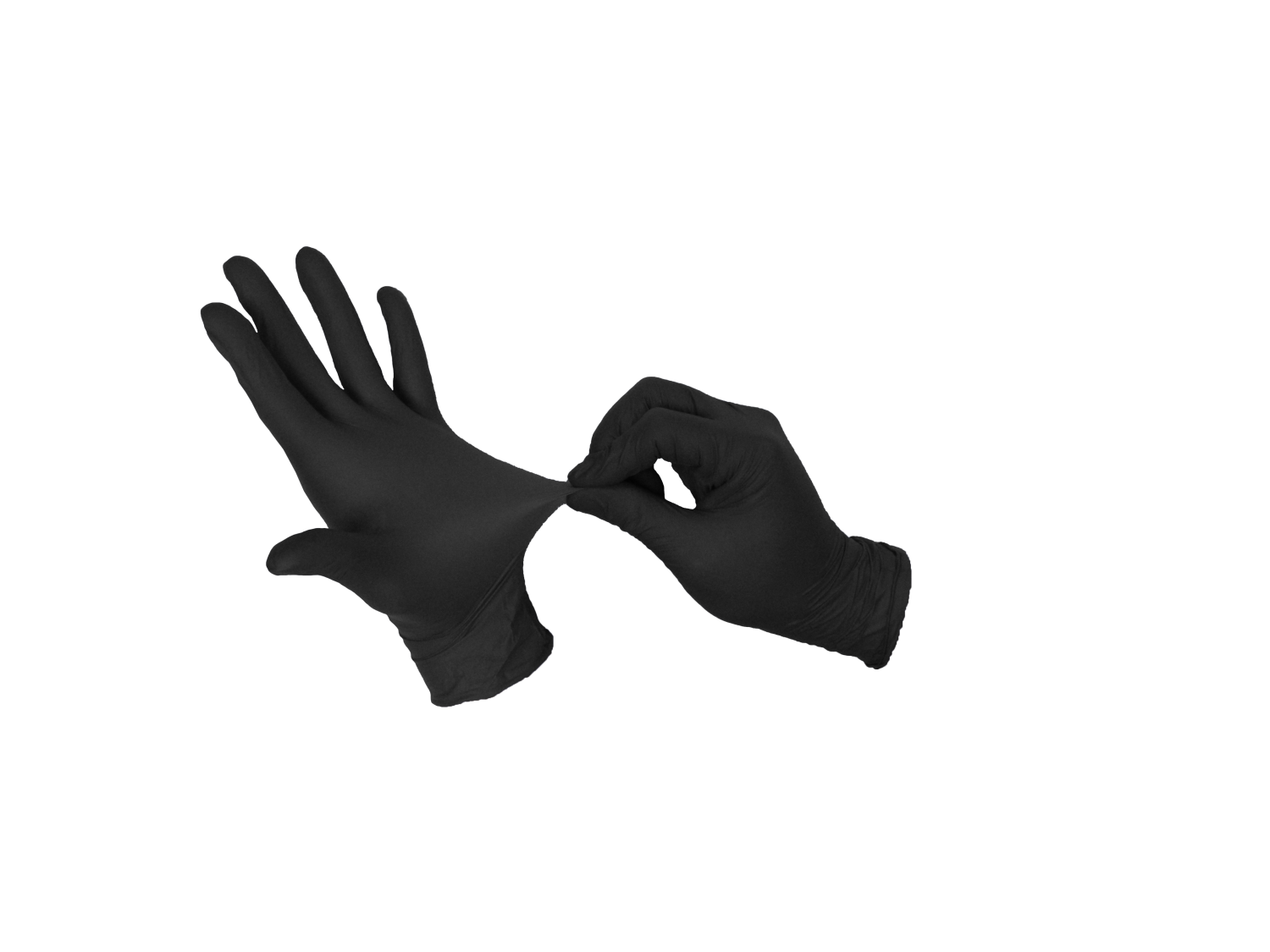 Black Nitrile Gloves, Powder Free (Industrial/Multipurpose)