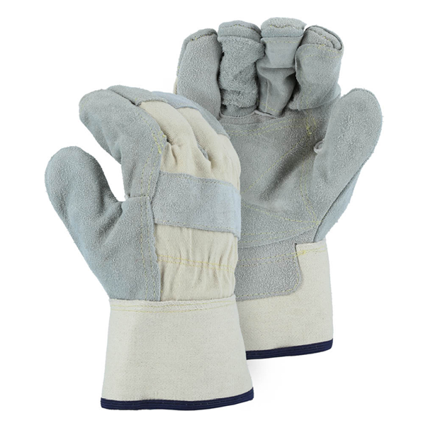 1800DP (Heavy Duty Leather, White Canvas Back, Kevlar Sewn)