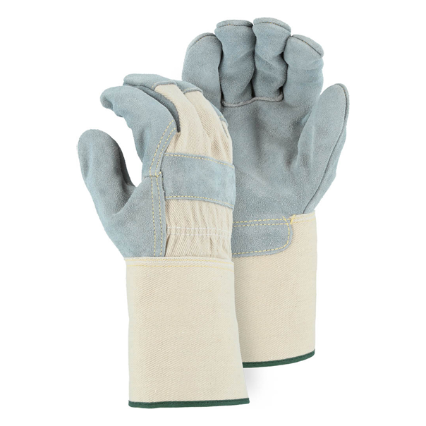 1801 (Heavy Duty Side Split Cowhide Palm, Gauntlet Cuff)