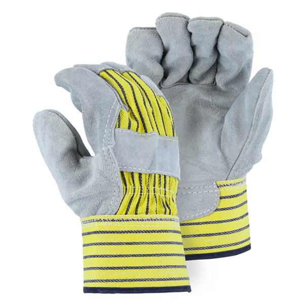 2501C/2501CBL (Premium Split Cowhide, Rubberized Safety Cuff)