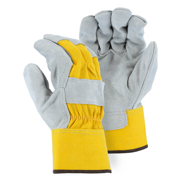 2501CY (Solid Yellow Back, PE Safety Cuff)
