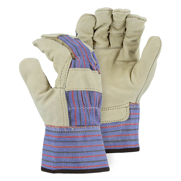 K3 (B-Grade Cowhide Palm, Canvas Back, Safety Cuff)
