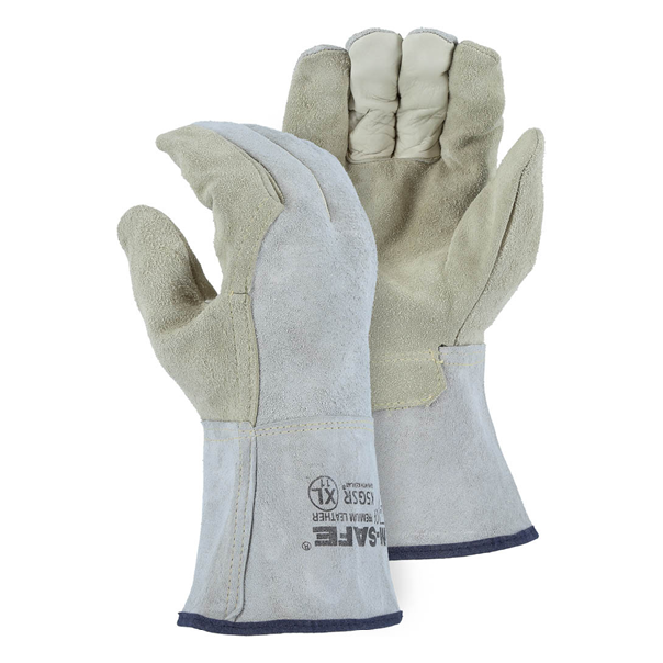 K5GSR (Reverse Grain Cowhide Palm, Split Cuff, Kevlar Sewn)
