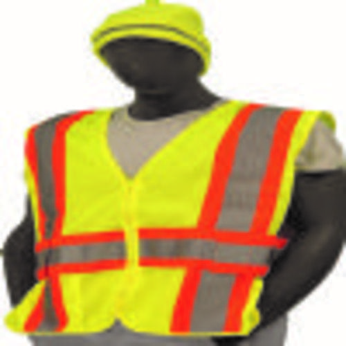 75-3215 Class 2 Safety Vest - DOT Striping - Adjustable Sides