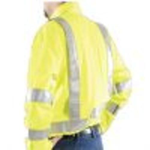 95811 7 oz. Hi-Viz Flame Retardant Button Up w/ Modacrylic Mesh Vents