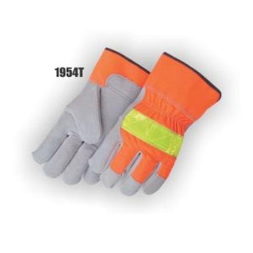 WINTER LINED WORK GLOVE, HIGH VIZ, 3M REFLECTIVE