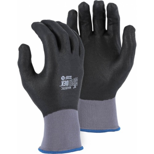 SUPERDEX FULL DIP MICRO FOAM NITRILE PALM COATED GLOVE ON NYLON SHELL