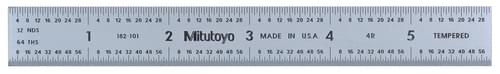 Mitutoyo STEEL RULE, 6'', 4R