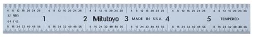 Mitutoyo STEEL RULE, 6'', 3R