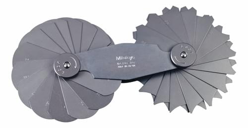 Mitutoyo RADIUS GAGE 15.5MM - 25MM 15 PAIRS