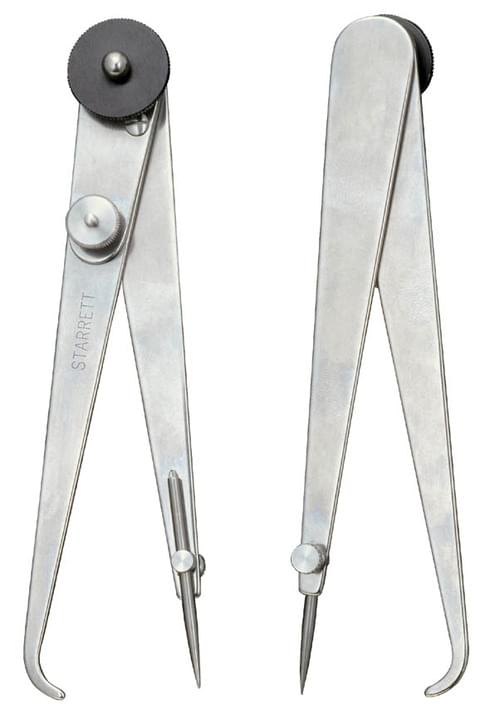 Starrett 50263 HERMAPHRODITE CALIPER 6''