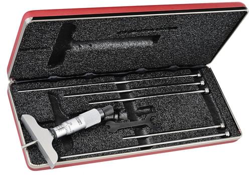 Starrett 52117 MICROMETER DEPTH GAGE 0-6'' 2-1/2'' BASE
