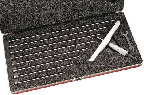 Starrett 52252 MICROMETER DEPTH GAGE 0-9'' 6'' BASE