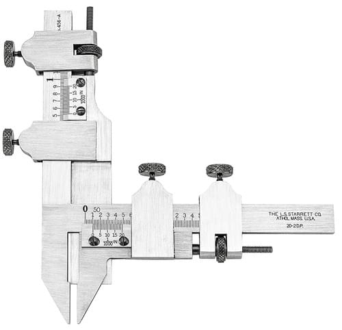 Starrett 52422 GEAR TOOTH VERNIER CALIPER