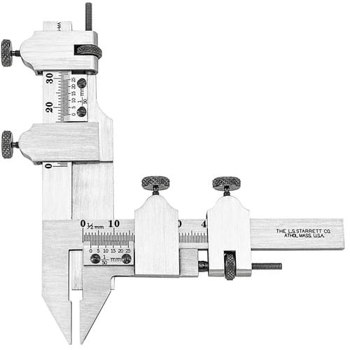 Starrett 52423 GEAR TOOTH VERNIER CALIPER METRIC