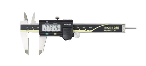 Mitutoyo * 4''/ 100MM DIGIMATIC CALIPER W ROUND DEPTH BAR