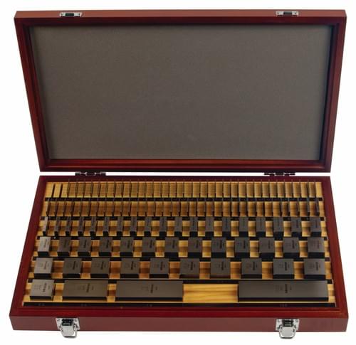 Mitutoyo 112PC MM SQUARE AS-2 GAGE BLOCK SET