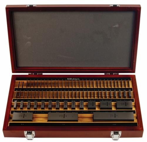 Mitutoyo 76PC MM SQ STEEL AS-2 GAGE BLOCK SET