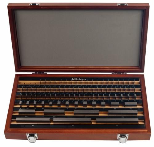 Mitutoyo 87PC MM RECT STEELAS-K GAGE BLOCK SET