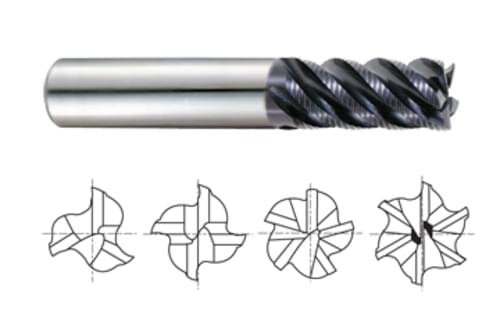 YG-1 95113 - 6 FLUTE LONG LENGTH 45 DEG HELIX ROUGHER JET-POWER CARBIDE