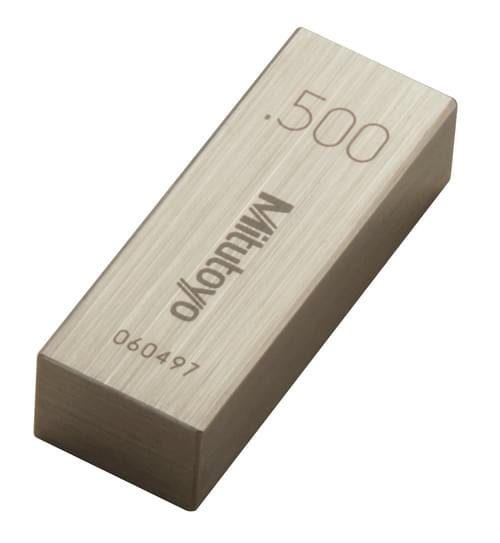 Mitutoyo .50 RECT STEEL AS-0 GAGE BLOCK