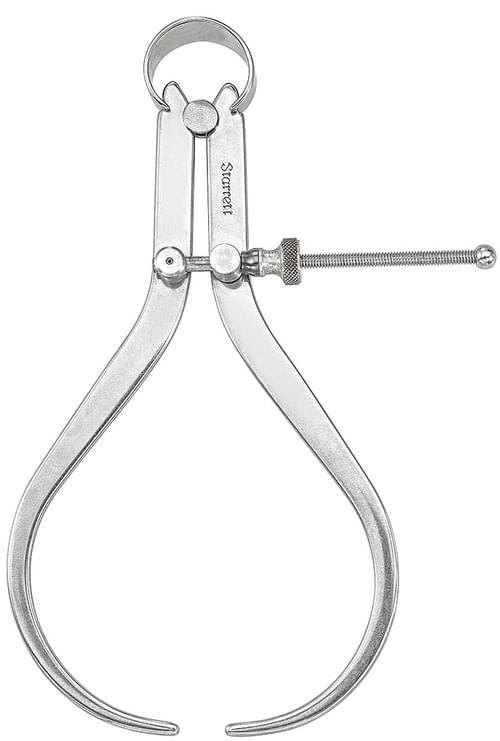 Starrett 50366 SOLID NUT OUTSIDE CALIPER 6''