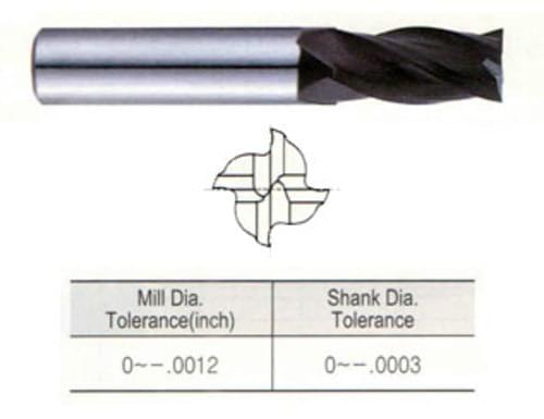 YG-1 99633 - 4 FLUTE REGULAR LENGTH DIAMOND COATED CARBIDE