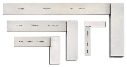 Starrett 12229 SQUARES STAINLESS 4PC SET