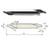 YG-1 D1C90081 - HSS(M2) 60 DEGREE REGULAR LENGTH CENTER DRILL