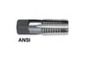 YG-1 S1400 - 5 FLUTE STRAIGHT FLUTE NPT/NPTF INTERRUPTED THREAD PIPE TAP BRIGHT