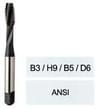 YG-1 B3543 - 3 FLUTED SLOW SPIRAL FLUTED MODIFIDED BOTTOMING STEAM OXIDE FOR TITANIUM ALLOYS & NICKEL BASE ALLOYS UPTO 44HRc