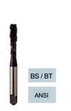 YG-1 BS244 - 3 FLUTED METRIC SPIRAL FLUTED MODIFIED BOTTOMING STEAM OXIDE FOR STAINLESS STEELS UPTO 28HRc