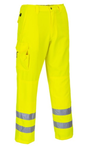 E046XXXL XXX-Large Hi-Vis Yellow Cargo Pant